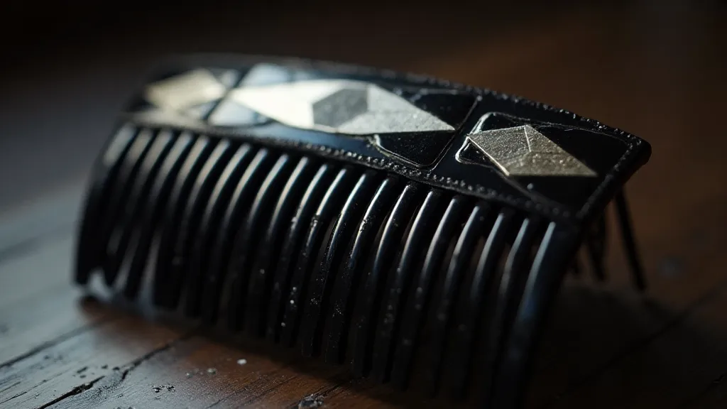 Art Deco comb detail
