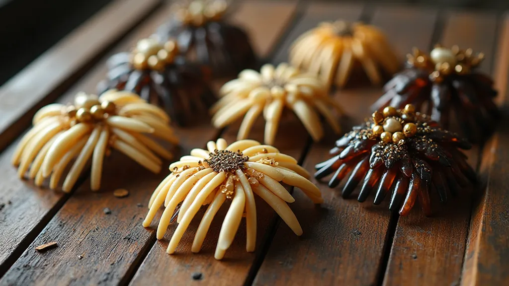 Collection of vintage hair combs