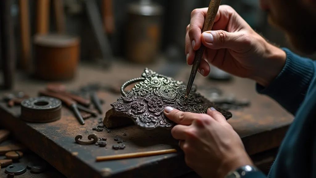 Restoring an antique hair comb