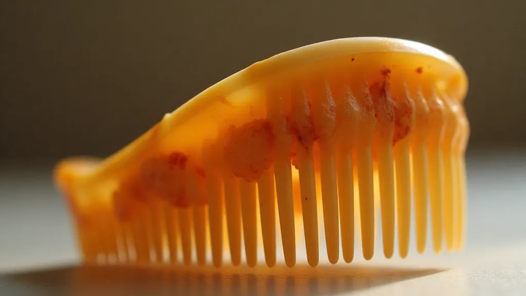 Vintage tortoiseshell hair comb from the 1910s