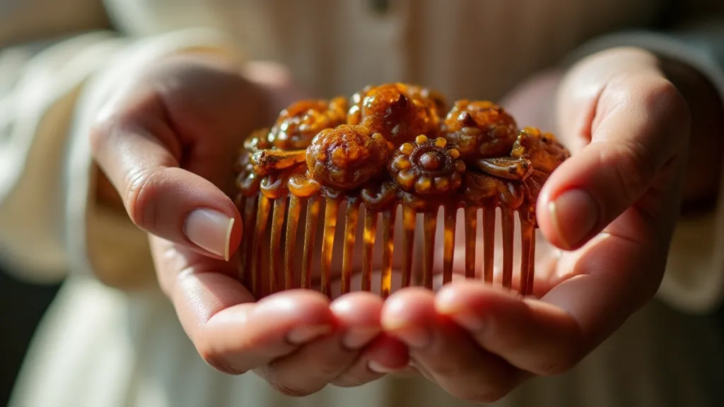 Vintage Tortoiseshell Hair Comb